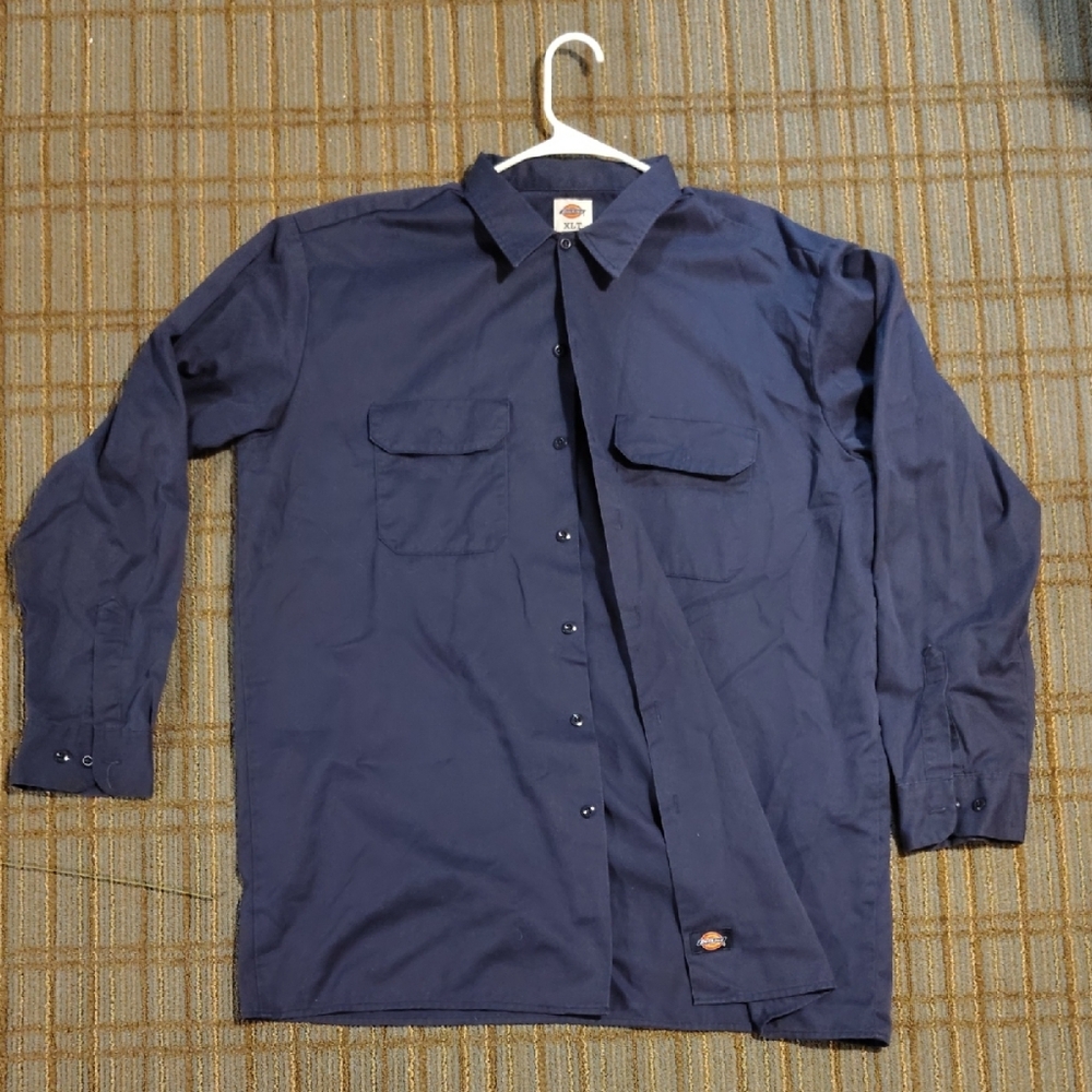Dickies Men's Navy Shirt Jacket